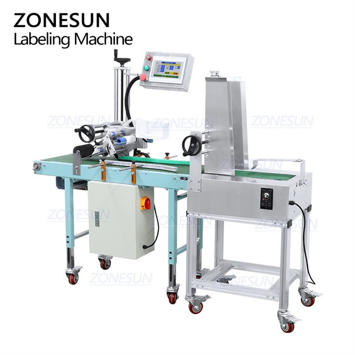 folded cardboard labeling machine